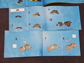 LEGO Atlantis #8056 #8057 #8058 Crab Wreck Raider Guardian Instruction Booklets