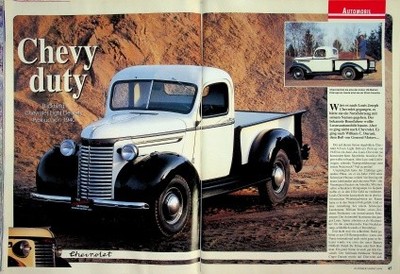 Oldtimer Markt 10/1998 Chevrolet Light Delivery Pick-up in einer seltenen Vorste