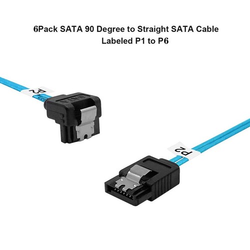 4/6/8 SATA to 4/6/8 4.0 Female 90/180 Degree for Server Computer Host SSD SATA - Picture 15 of 26