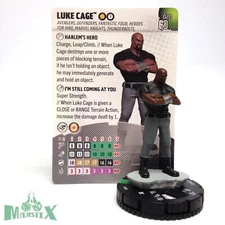Heroclix Avengers 60th Anniversary set Luke Cage #020 Uncommon figure w/card