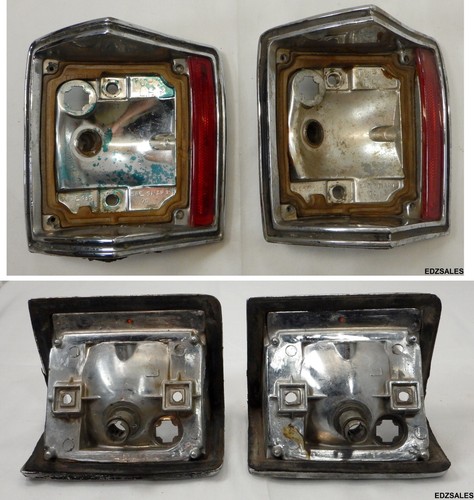1970 1972 Chevrolet Chevy El Camino Left LH Right RH Tail Light Housings - Bild 3 von 12