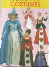 5954 McCalls Sew Pattern UNCUT Girls Storybook Costumes Princess Queen Hearts