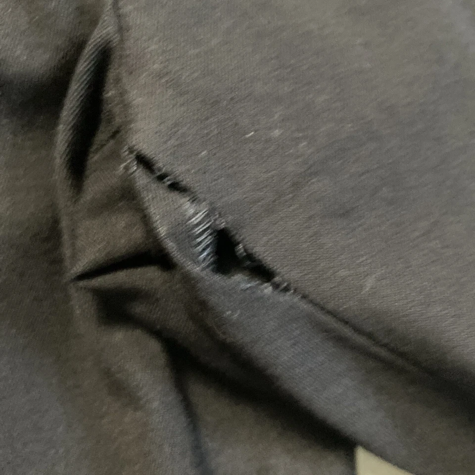 Pantalones Joseph Mujer XXS Corona Negra Gabardina St Cuero Dobladillo Lujo Foto 3 de 4