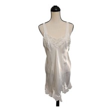Linea Donatella sz M wedding bride babydoll beaded slip Ivory Mona