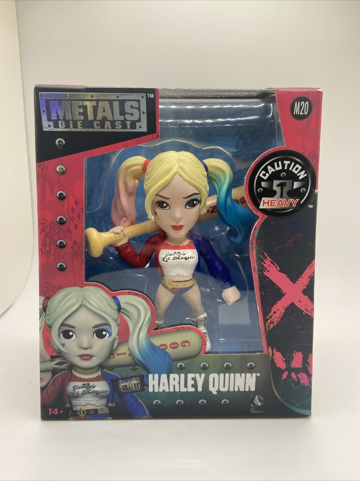 Harley Quinn Die Cast Metal Figurine M20 NIB Suicide Squad Jada Toys 4" Figure