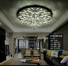 Led ceiling lamp crystal light creative flower shape restaurant lamp lighting Yc