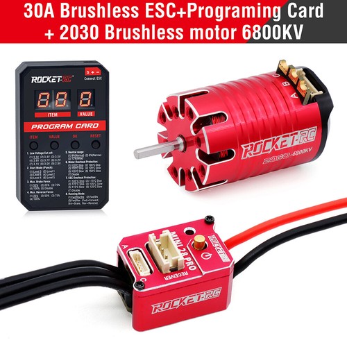 ROCKET-RC MINI 28 Pro 30A Bürstenloser ESC BEC 3A 6V/7,4V für 1/28 1/27 RC Auto - Bild 33 von 33