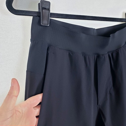 Pantalón Lululemon In Mind Para Hombre Pequeño Negro Yoga Transpirable Mecha Humedad - Imagen 2 de 11