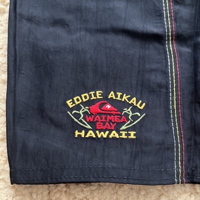 NWT VINTAGE QUIKSILVER EDDIE AIKAU WOULD GO 1998-99 RARE BLK BOARD