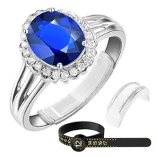 Ring Sizer Adjuster for Loose Rings, 16 Pack 8 Sizes, Ring Size Adjuster, 