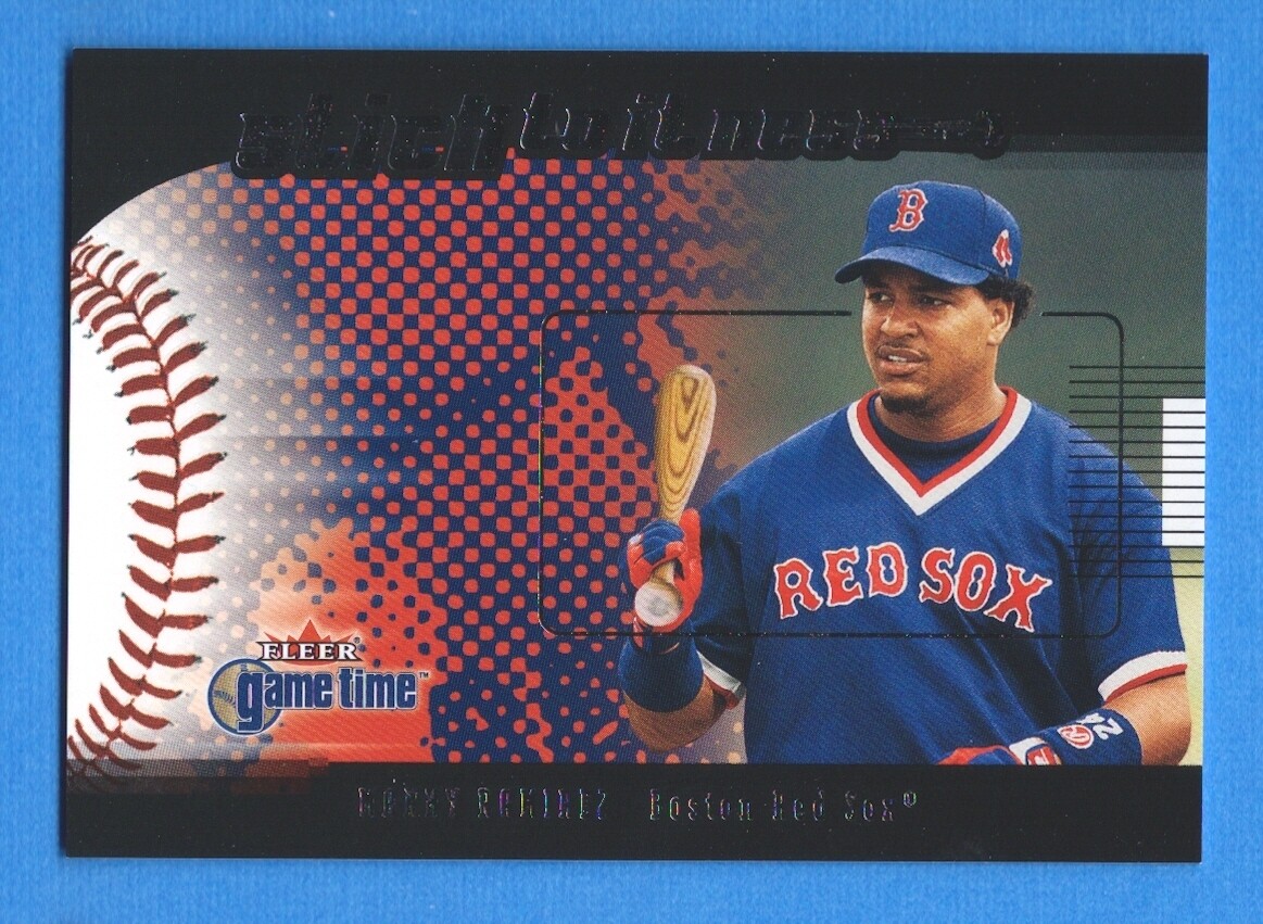 2001 Fleer Game Time Sticktoitness #19 Manny Ramirez Red Sox | eBay