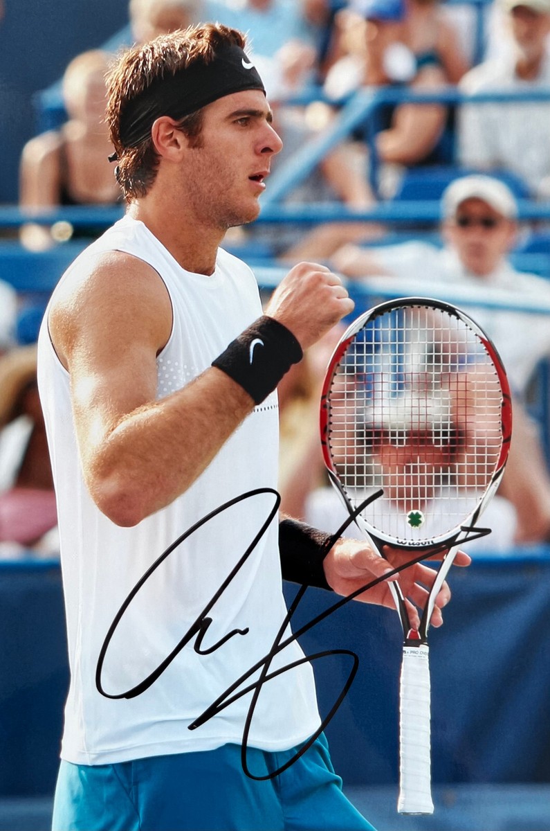 Hand signed photo of DEL PORTO, TENNIS autograph