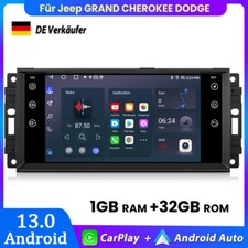 Per Jeep Grand Cherokee Dodge Chrysler 7" Android 13 Autoradio GPS NAVI Carplay