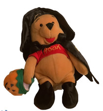 DISNEY Store Plush Witch Winnie Pooh Mini Bean Bag 8 inch Halloween Plush