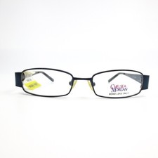 Chelsea Morgan CMM908 Nv navy Rectangular Full Rim Eyeglasses 46[]16 130 mm
