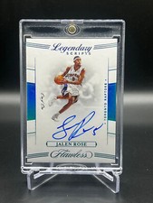2019-20 Panini Flawless Jalen Rose Legendary Scripts Auto ONE OF ONE #LS-JRS