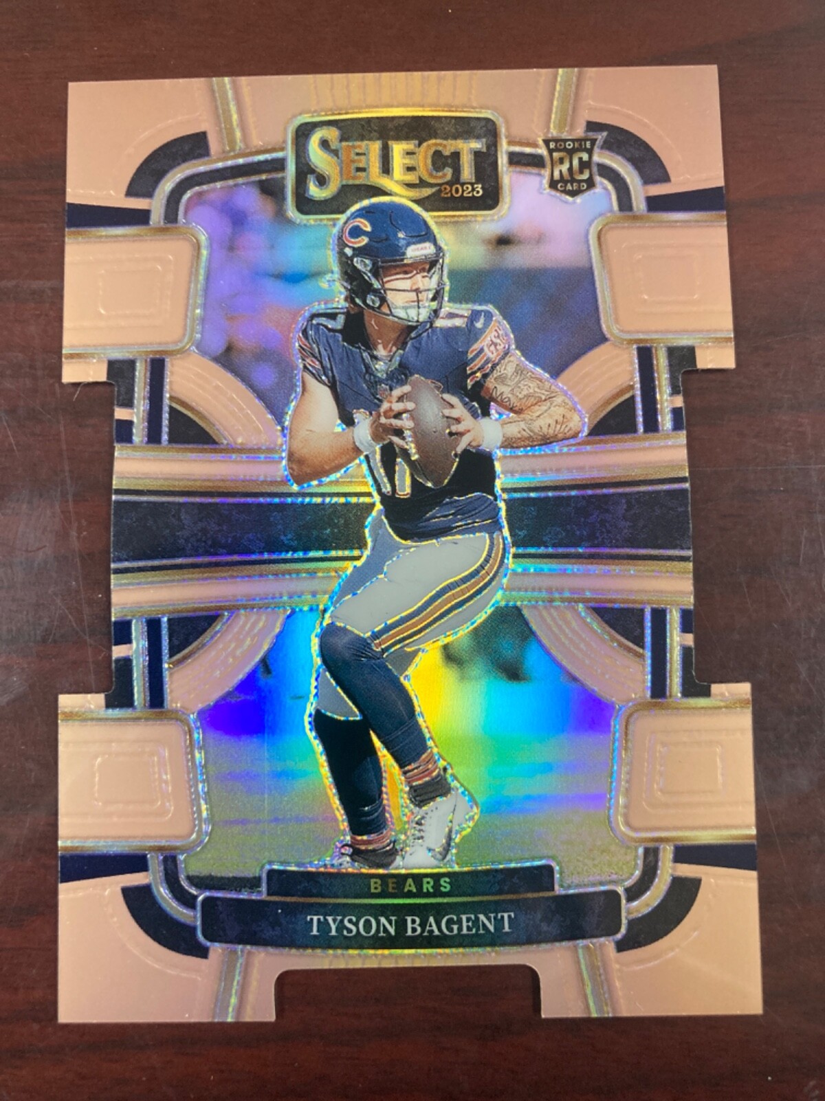 2023 Select Tyson Bagent Concourse Bronze Prizm Die Cut 241/299 Rookie RC #18
