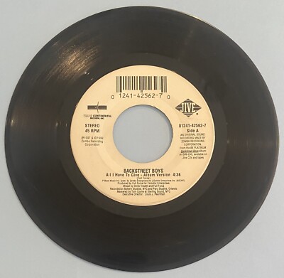 Backstreet Boys '' All I Have to Give / All I Have to Give Part II (Mix)   45
