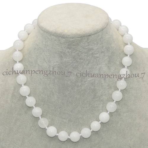 Natural 6/8/10/12/14mm Round Multicolor Gemstone Beaded Jewelry Necklace 18'' - Picture 213 of 221