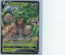 Rillaboom V Pokemon Black Star Promo Card!!! SWSH014!!