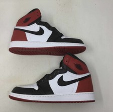 NIKE AIR JORDAN 1 RETRO HIGH OG BLACK TOE BRED 575441-125 Size 7 Y / 8.5 Womens