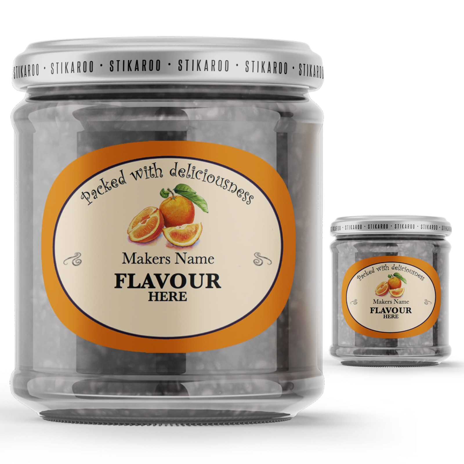 Houston Personalised Jam Pot Lid Jar Labels Stickers Preserves Conserve