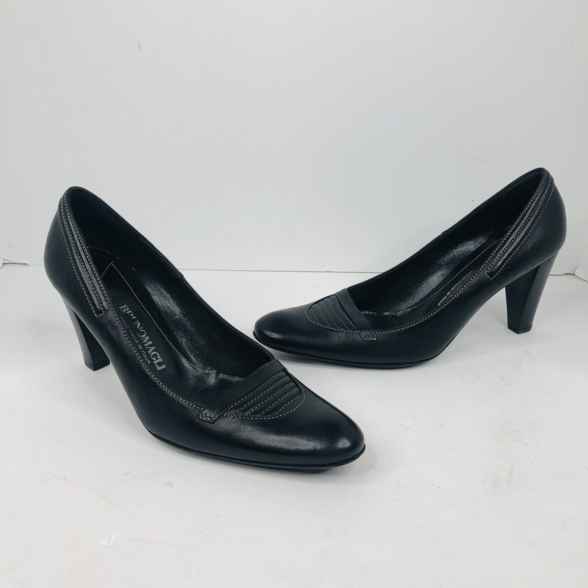 BRUNOMAGLI size 9 Bruno Magli Vintage Yellow Lucite Pumps – The Shoe Archives main image 4