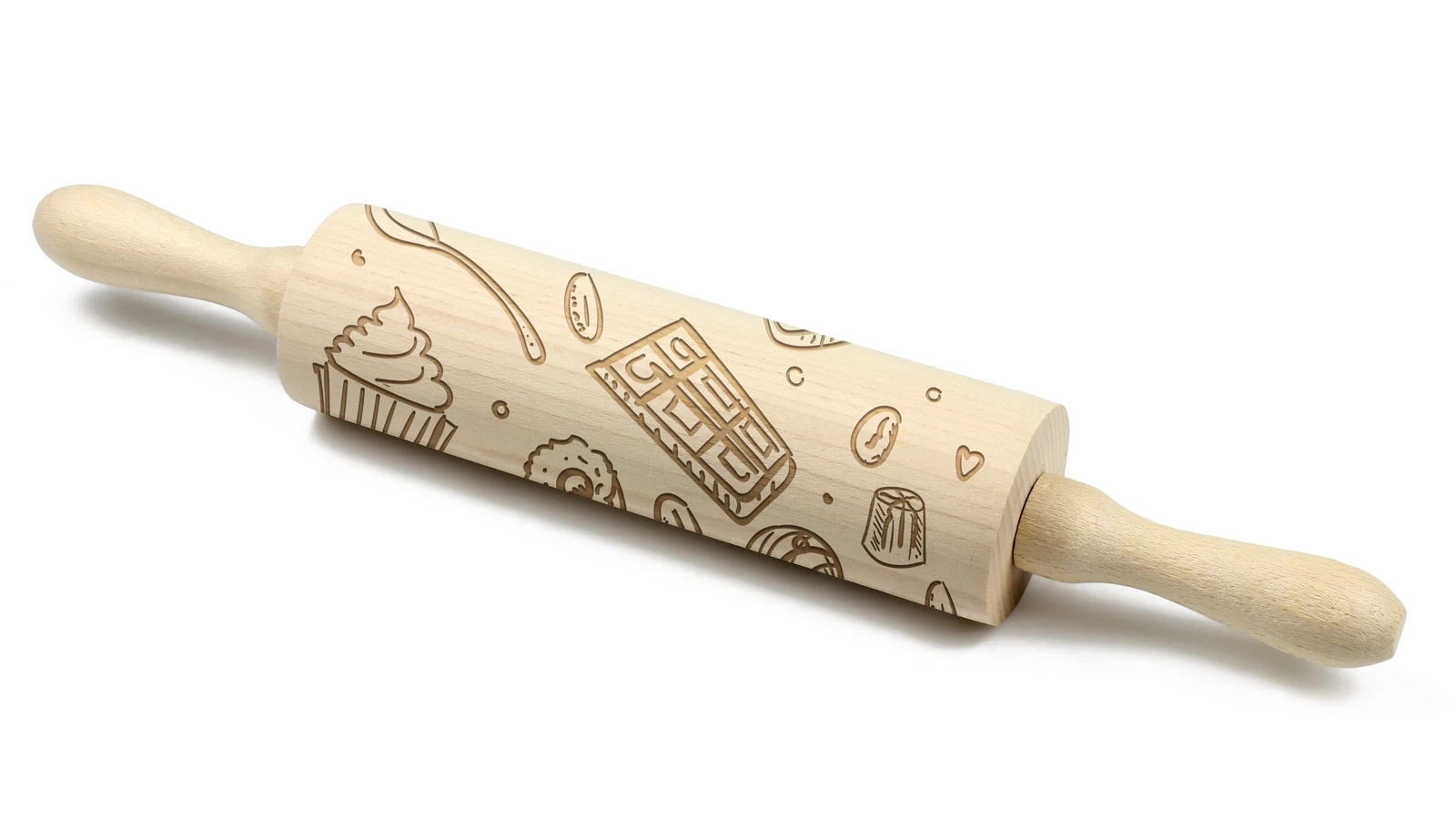 Cafe Bakery Rolling Pin Art-Dog