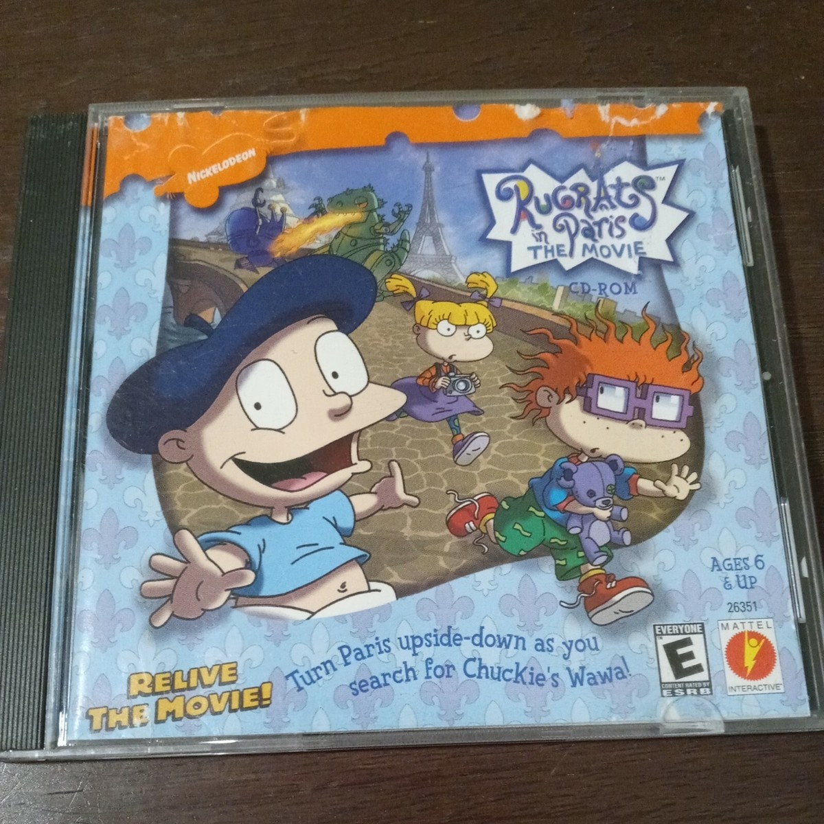 Mattel Nickelodeon Rugrats in Paris The Movie CD-ROM PC Game