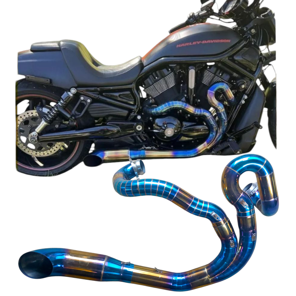 2007-2017 Harley Davidson NIGHT ROD SPECIAL VRSCD VRSCDX 2-1 Full