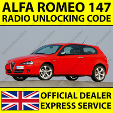 ✅ALFA ROMEO 147 AUTORADIO NAVIGAZIONE SBLOCCO PIN CODICE VELOCE E AFFIDABILE✅