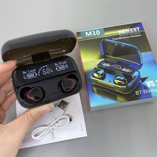 Bezprzewodowe słuchawki M10 TWS Ładowarka Bluetooth - wodoodporne + losowy darmowy prezent - Zdjęcie 7 z 7