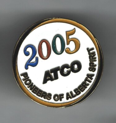 Pioneers of Alberta Spirit Metal Pin Pinback-Very Good-FREE SHIPPING