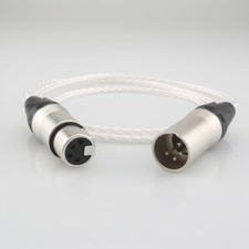 4-Pin XLR Male to Female 5N PCOCC Audio Cable 8Cores Headphone Extension Cable