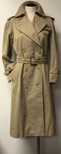 Grenfell Women’s Majer Classic Khaki 100% Cotton Belted Trench Coat Sz 34 ~ S