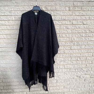 PERRY ELLIS LABEL, MOCHA /BROWN COLORED PONCHO