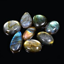 Natural Multi Labradorite Mix Shape Cabochon Loose Gemstone Wholesale Lot