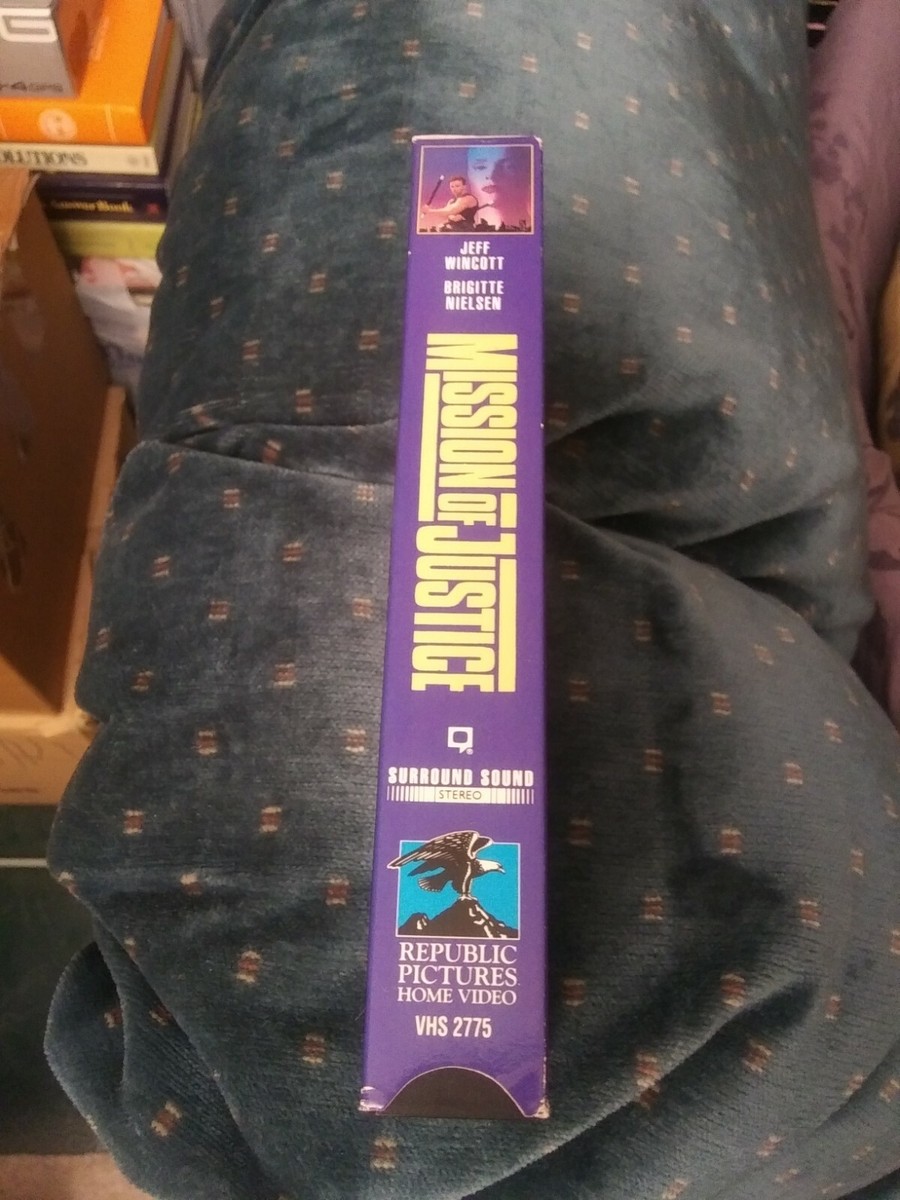 Mission Of Justice 1992 VHS 90s martial arts action cop thriller