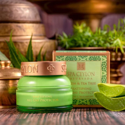 Neem Face Cream Herbal Skin Ayurvedic 50g Oil Free Moisturizer with tea tree