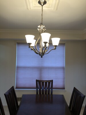 Hinkley Lighting Bolla 5 Light Chandelier 1 Tier Foyer, Brushed Nickel - 4656BN