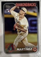 2024 Topps Series 1 JUSTIN MARTINEZ - Rookie Card - #325