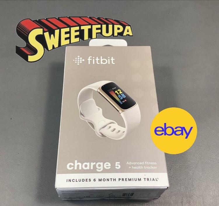 Fitbit Charge 5 Activity Tracker - Lunar White/Soft Gold