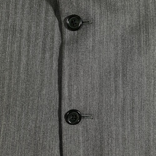 JOS A BANK 100% Wool Herringbone Jacket Blazer Charcoal Business Preppy 42R - Picture 4 of 18