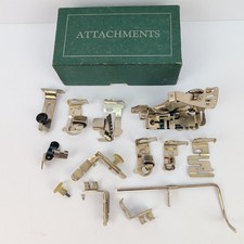 LOT OF 12 VTG Greist Sewing Machine Attachmen...