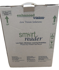 Smart Reader Enhanced Vision Reads Any Printed Text Aloud With Box & User Manual