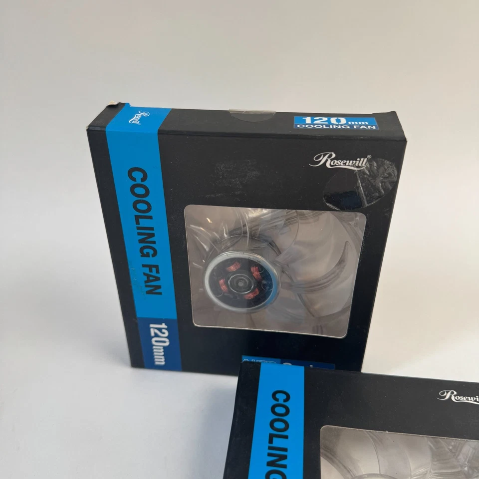 Rosewill 120mm NFD Series Computer Cooling Fan Red LED Lights Set of 2 - Image 2 of 4