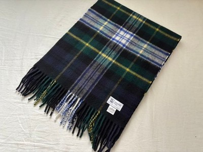 Johnstons of Elgin Cashmere Scarf Dress Gordon Pattern 182cm