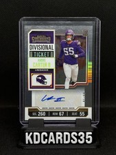 2023 Panini Contenders Andre Carter II #170 Divisional Ticket /99 Rookie Auto RC