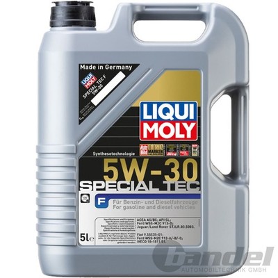 1x 5L LIQUI MOLY MOTORÖL SPECIAL TEC F 5W-30 passend für ACEA A5/B5 API SL