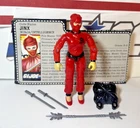 GI Joe Jinx 1987 v1 *100% COMPLETE w/File Card, Near Mint!* Vintage ARAH Ninja